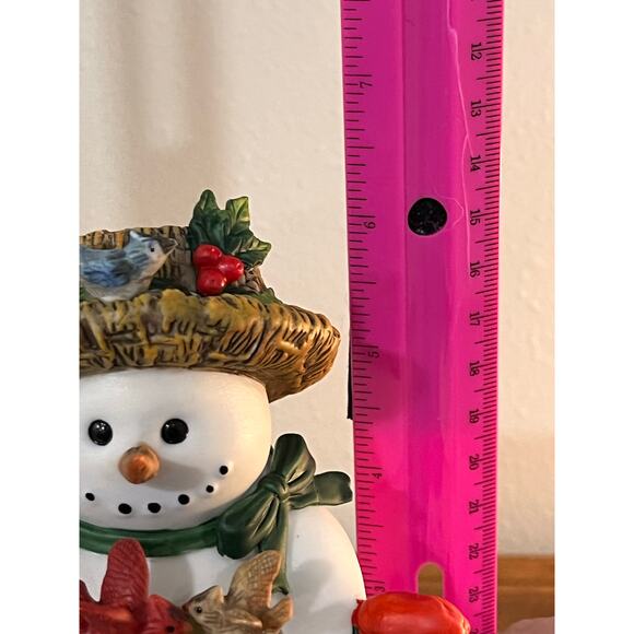 PartyLite Snowman Tealight Holder Luminary w/ Box Christmas Candle Decor RETIRED - Picture 15 of 16